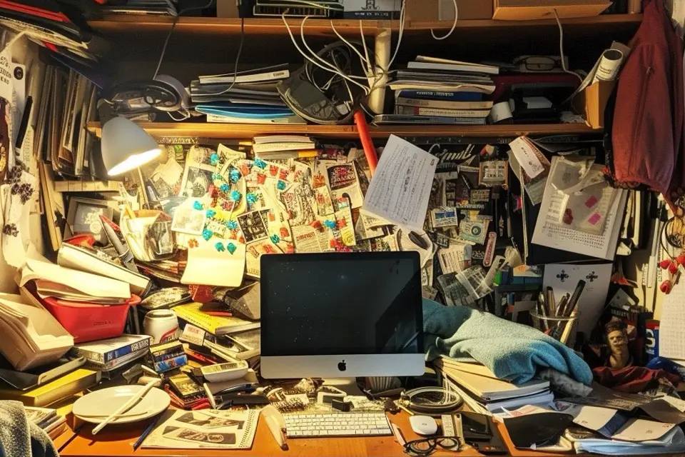 Cluttered Desk